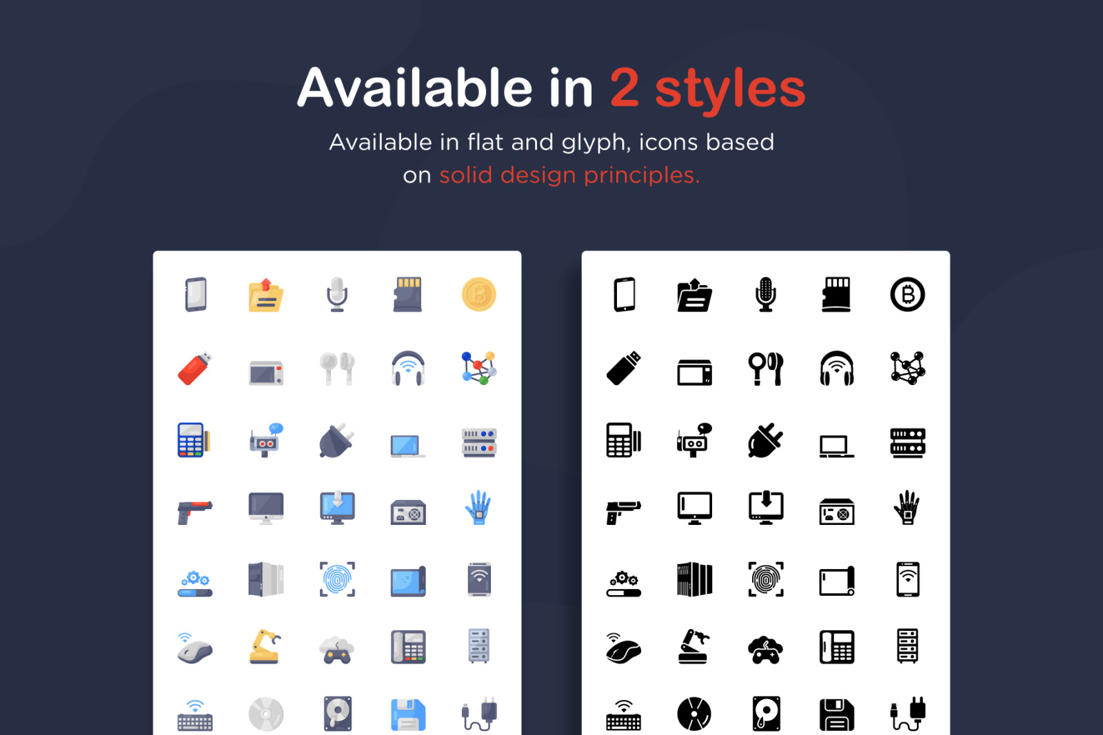 Technology and Devices Icons Technology and Devices Icons