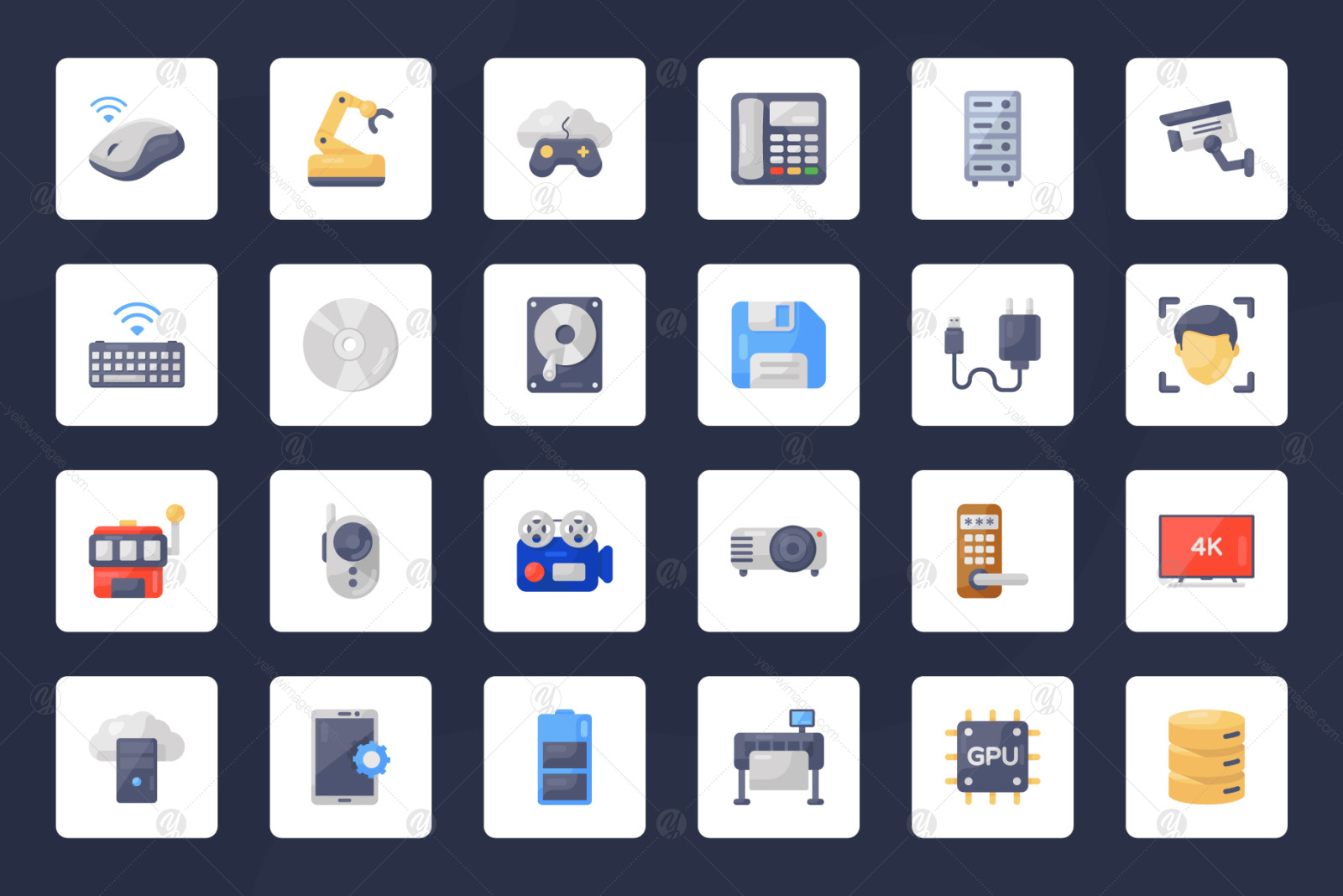 Technology and Devices Icons Technology and Devices Icons