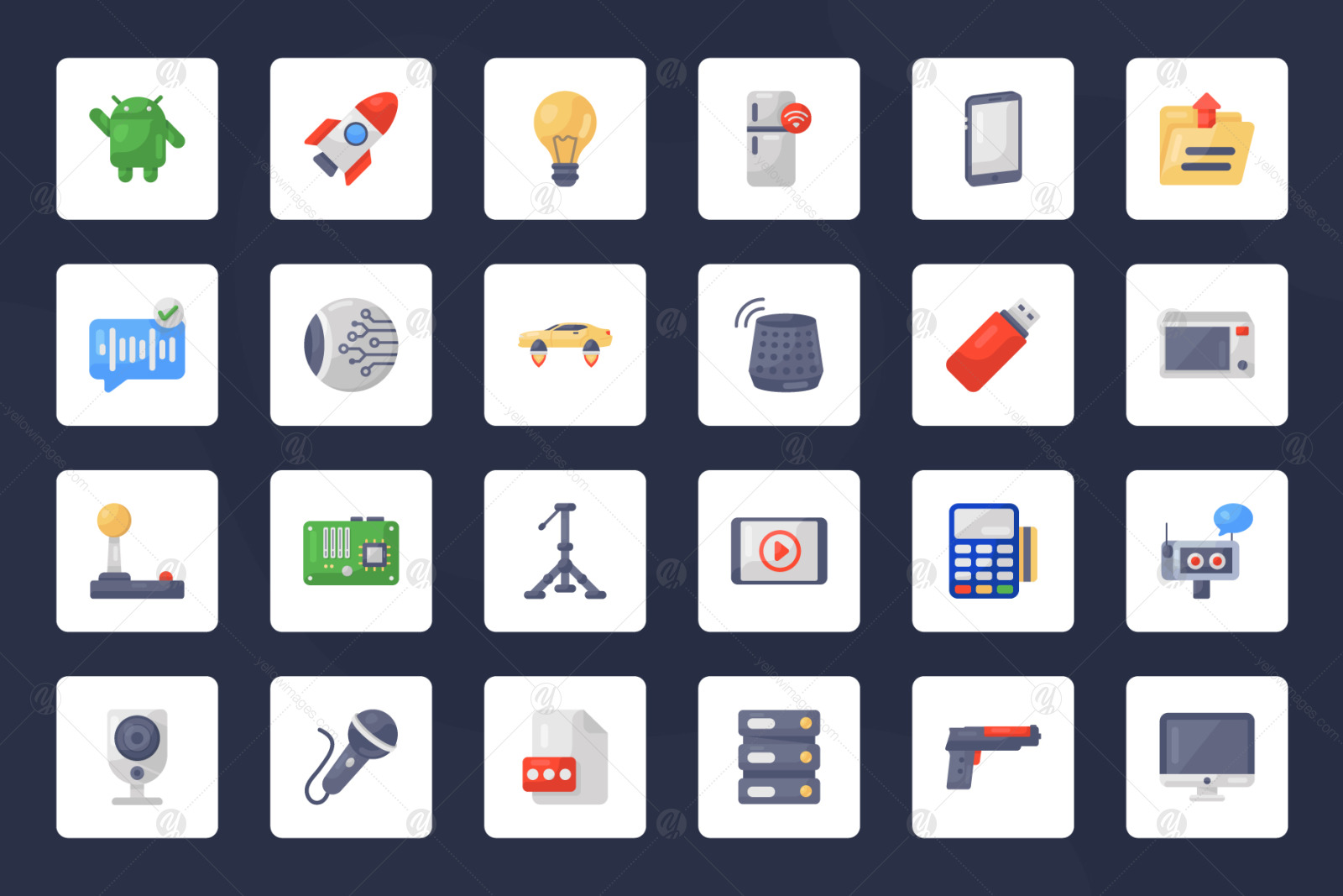 Technology and Devices Icons Technology and Devices Icons