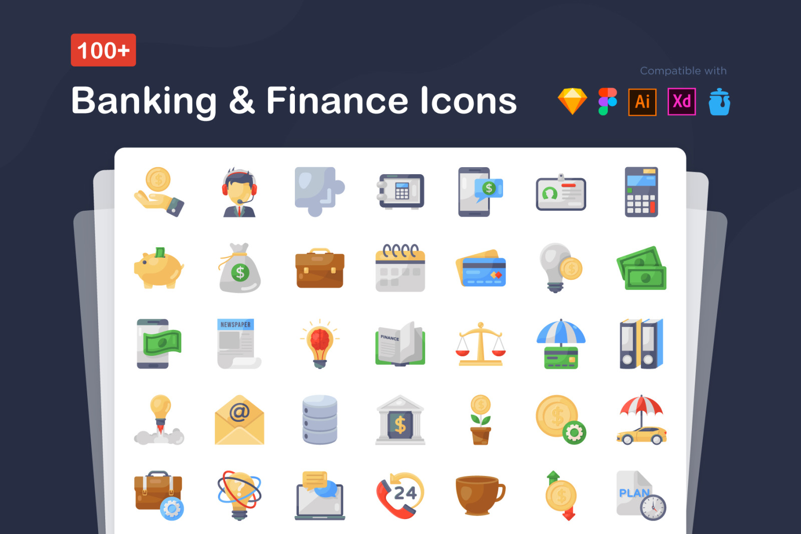 Banking and Finance Icons Banking and Finance Icons