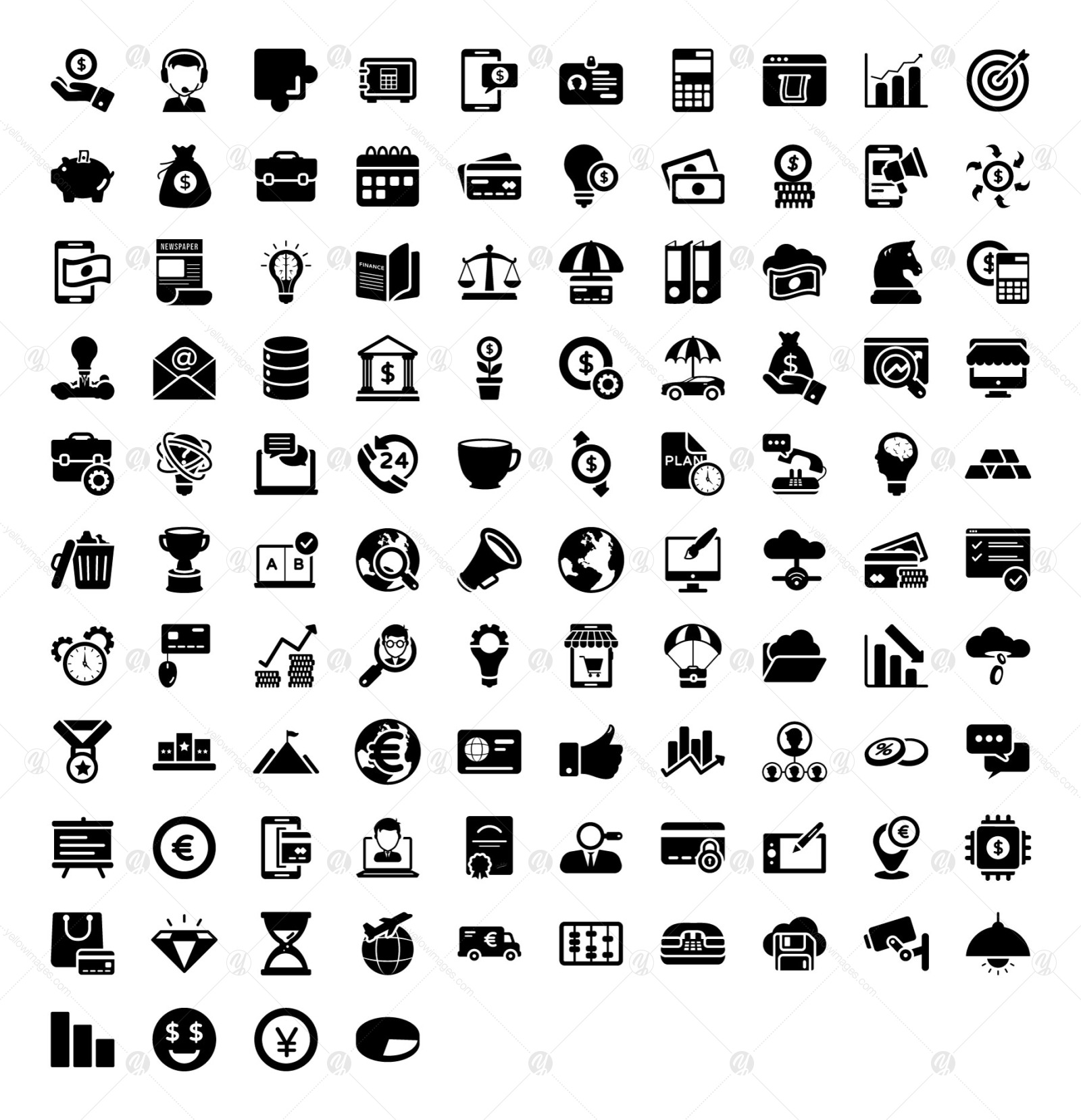 Banking and Finance Icons Banking and Finance Icons