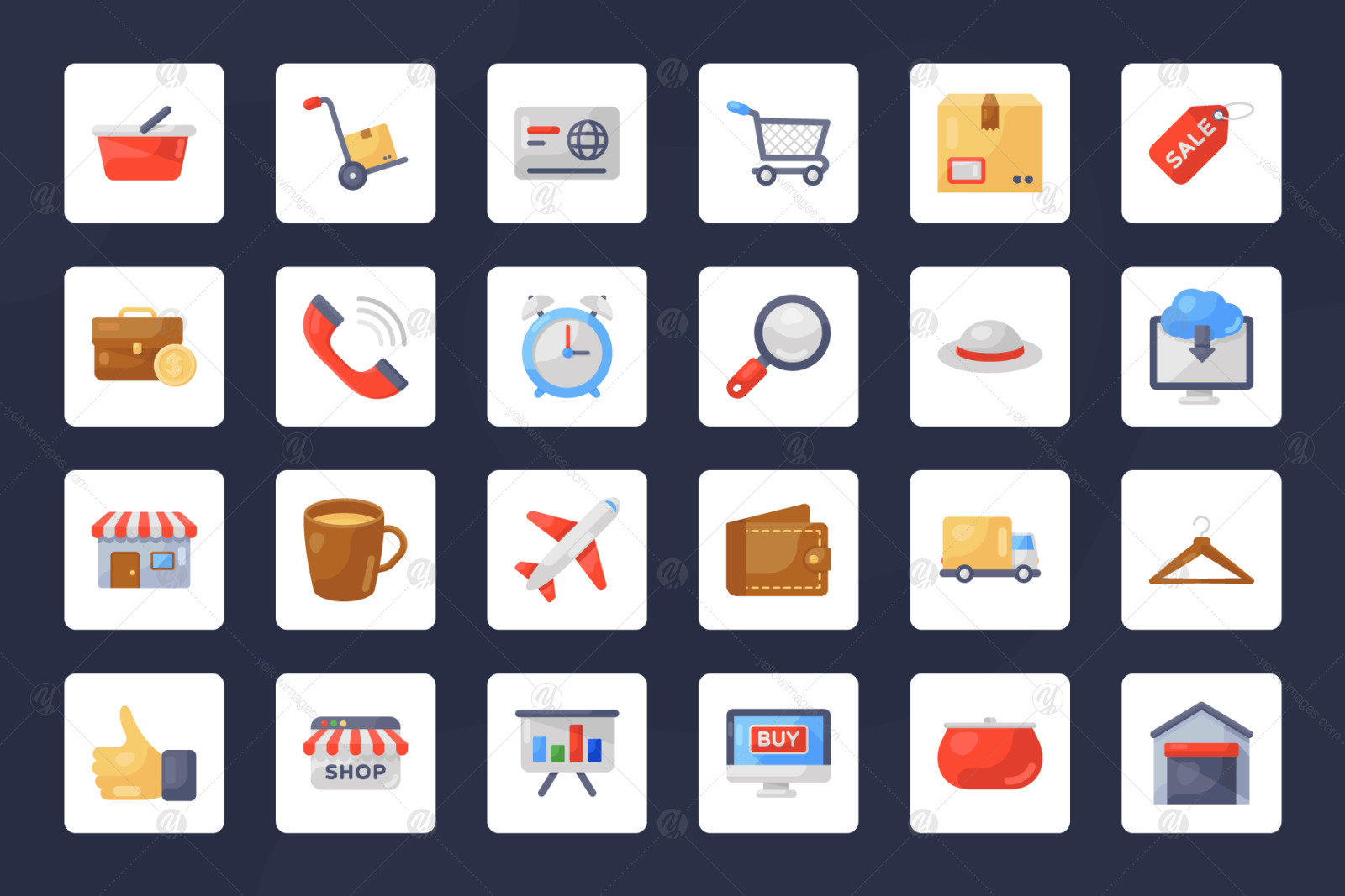 Shopping and Commerce Icons Shopping and Commerce Icons
