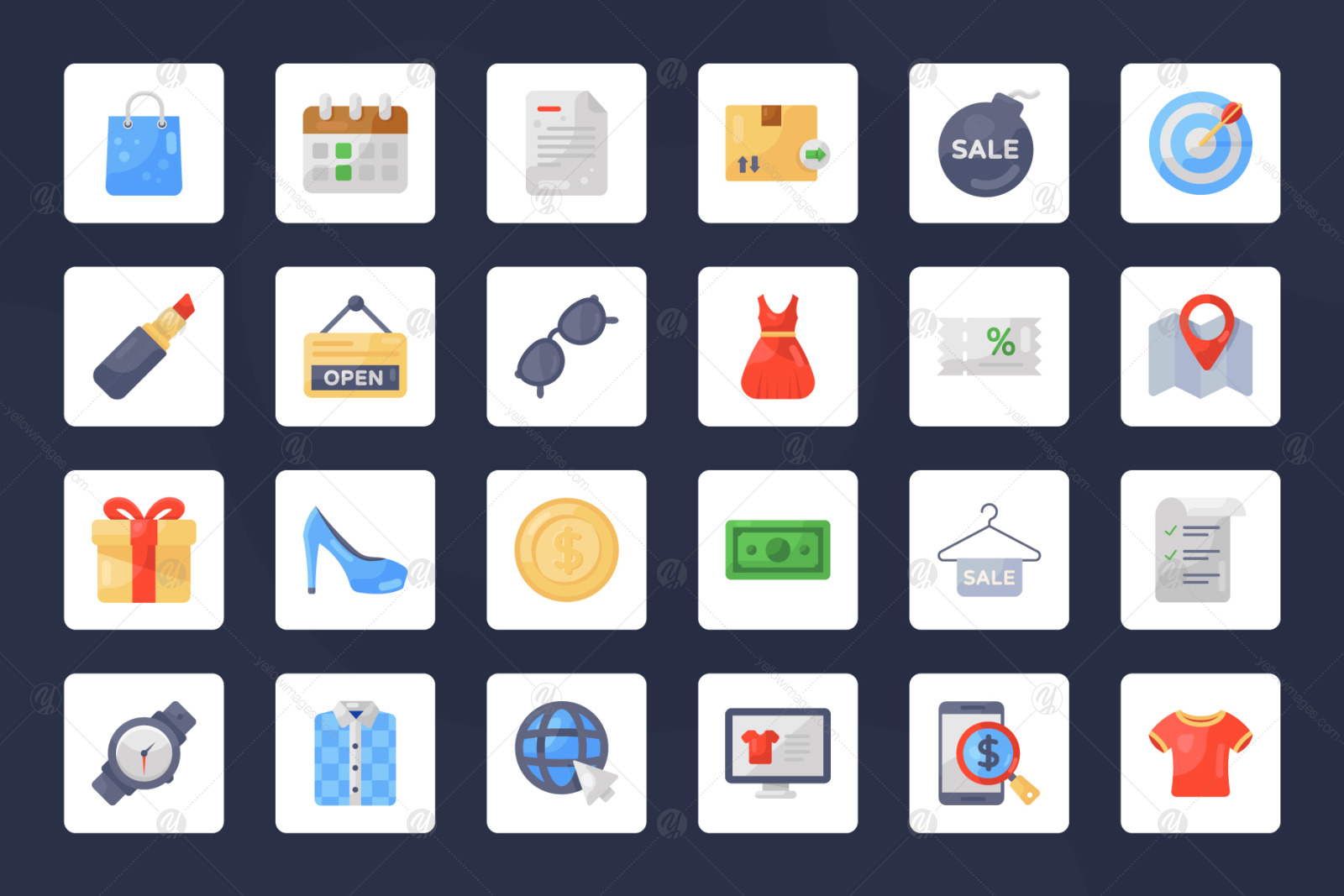 Shopping and Commerce Icons Shopping and Commerce Icons