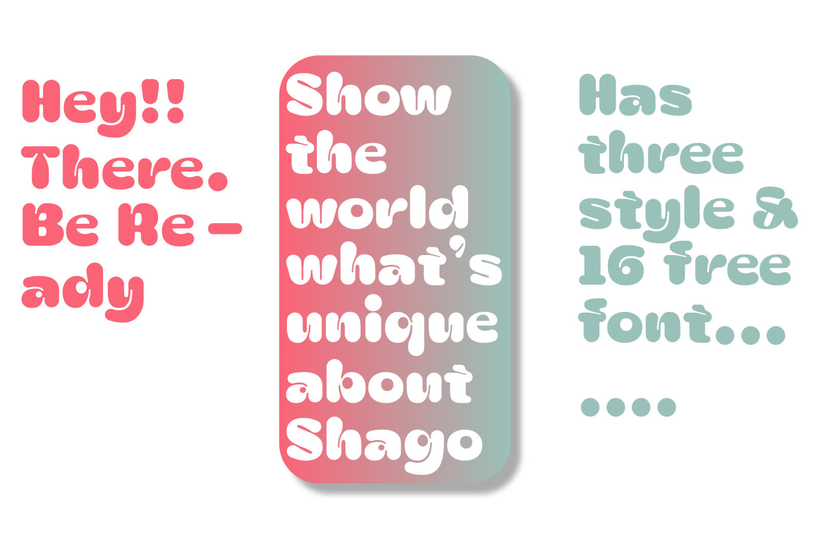 Zt Shago Font
