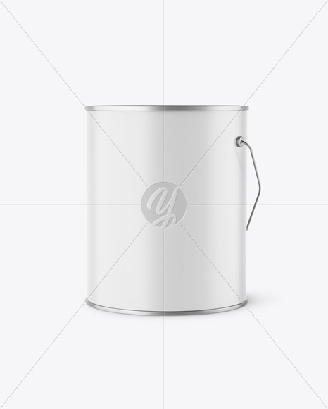 Matte Paint Bucket Mockup