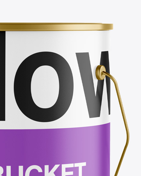 Matte Paint Bucket Mockup