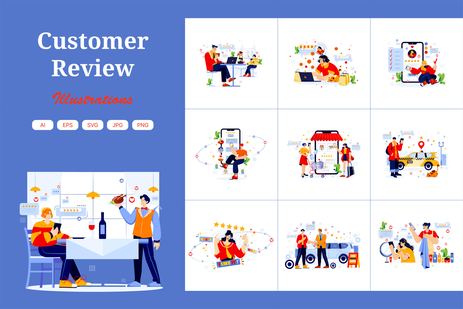 M393_Customer Review Illustration Pack