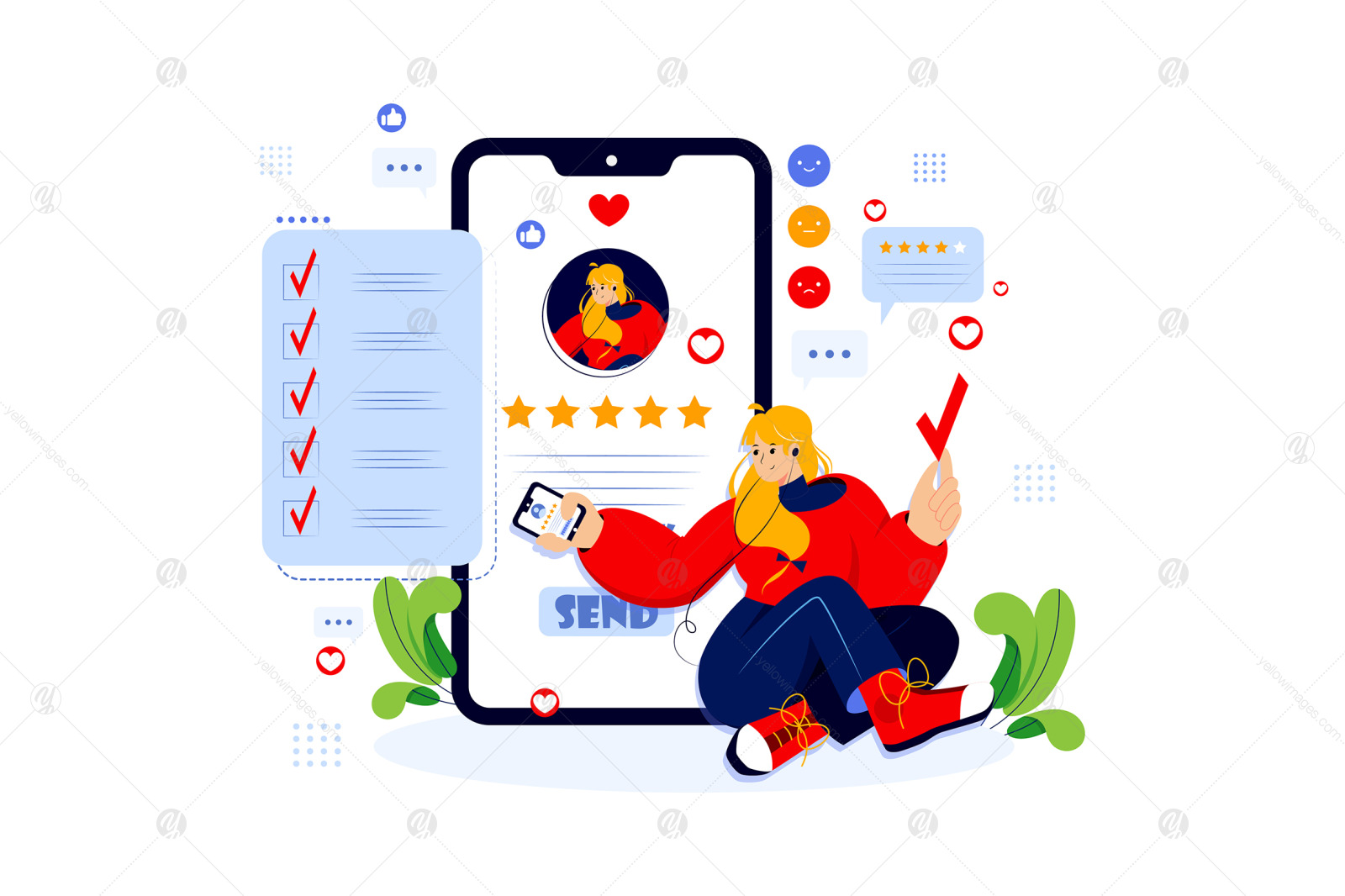 M393_Customer Review Illustration Pack