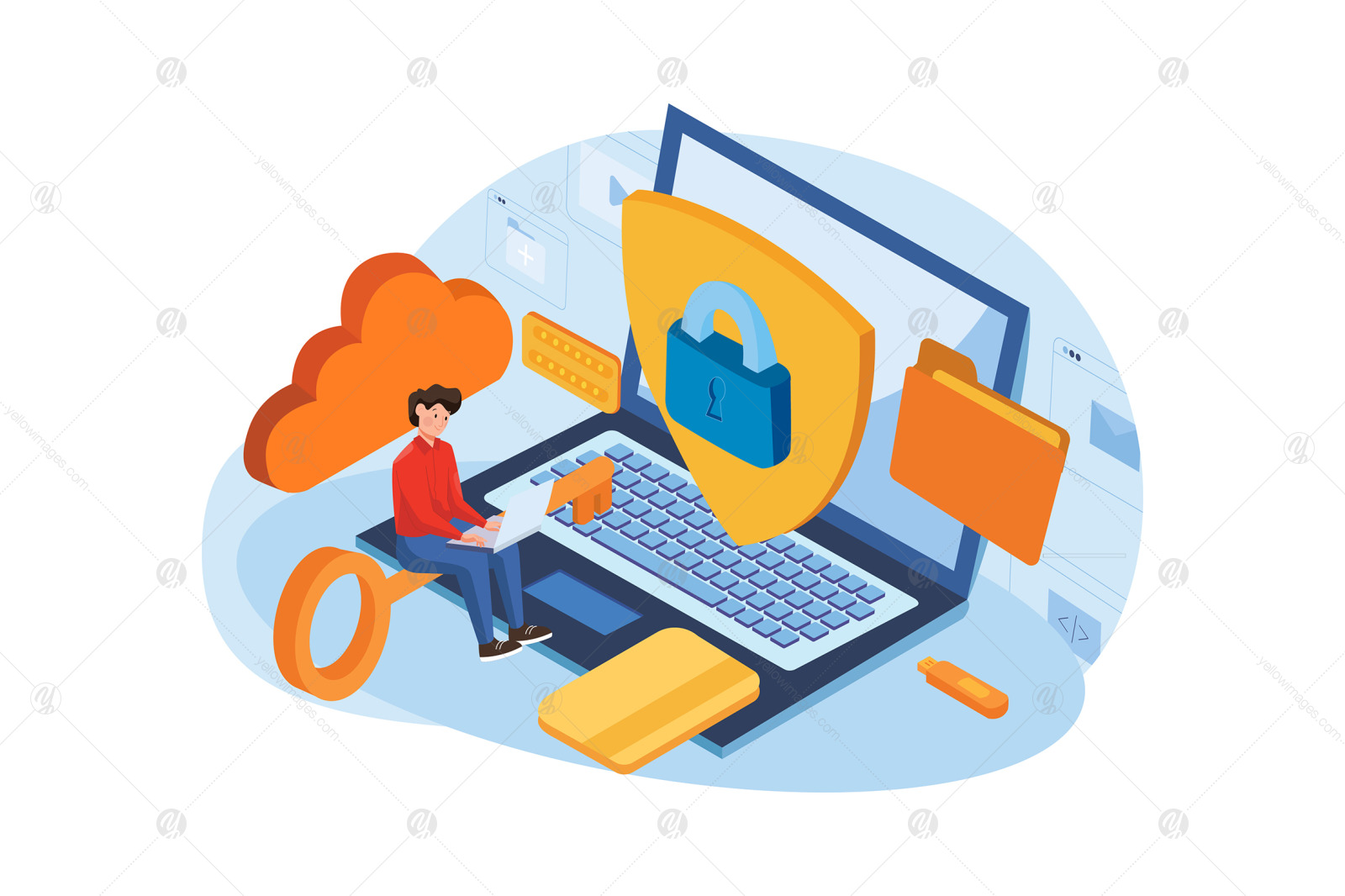 M430_Modern Technology Illustrations