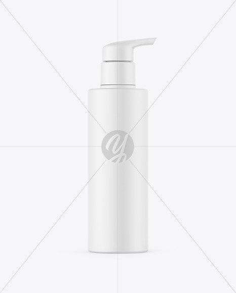 Matte Bottle W/ Pump Mockup