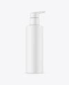 Matte Bottle W/ Pump Mockup