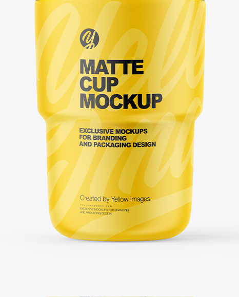 Matte Cup Mockup