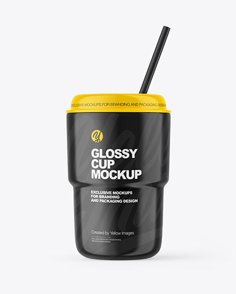 Glossy Cup Mockup - Coffee cup mockup