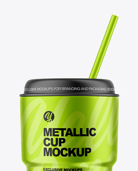 Metallic Cup Mockup