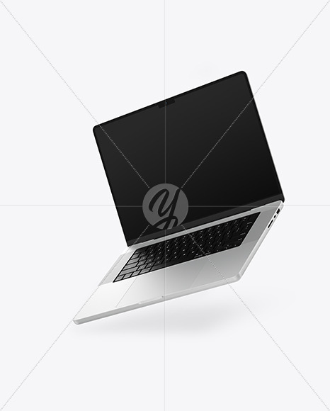 MacBook Pro 16-inch Silver Mockup MacBook Pro 16-inch Silver Mockup
