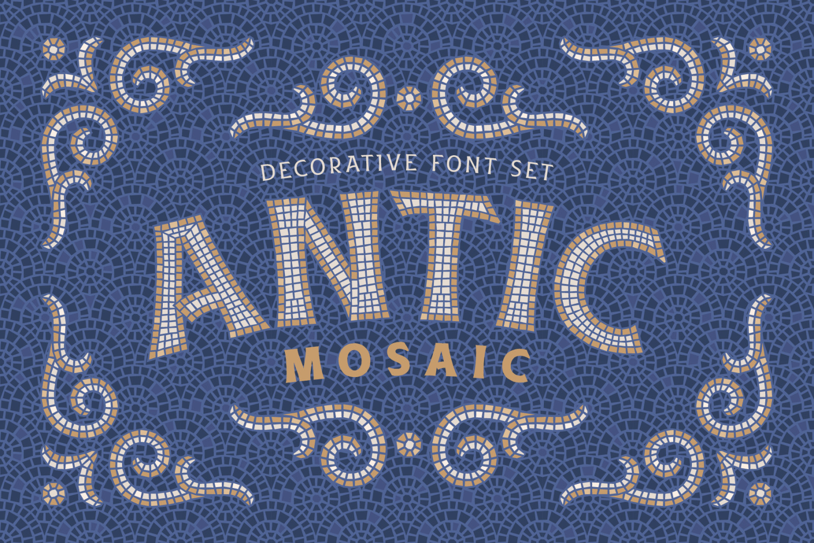 Antic Mosaic font