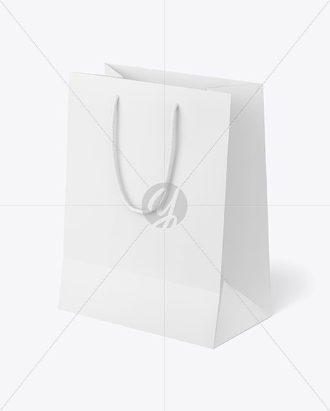 Paper Shopping Bag Mockup