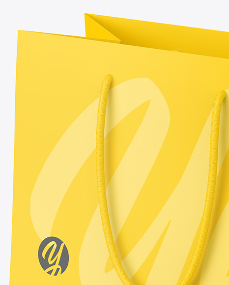 Paper Shopping Bag Mockup