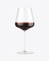 Red Wine Glass Mockup