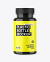 Glossy Plastic Bottle Mockup