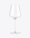 Clear Empty Wine Glass Mockup