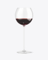 Red Wine Glass Mockup