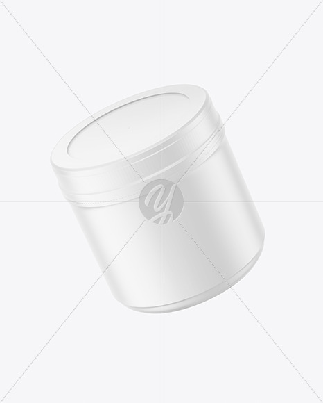 Matte Protein Jar Mockup