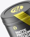 Matte Protein Jar Mockup