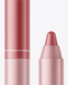 Metallic Lipstick Pencil Mockup