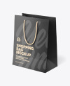 Textured Paper Shopping Bag Mockup