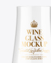 Red Wine Glass Mockup