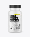 Frosted Pills Jar Mockup