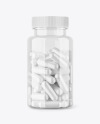 Clear Pill Bottle Mockup