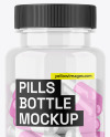 Clear Pill Bottle Mockup