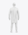 Lab Suit Mockup – Back View