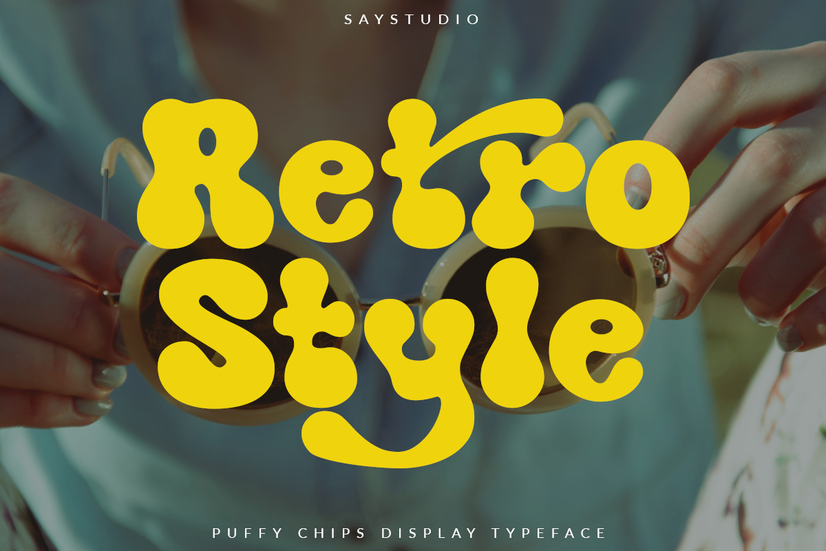 Puffy Chips Font Puffy Chips Font