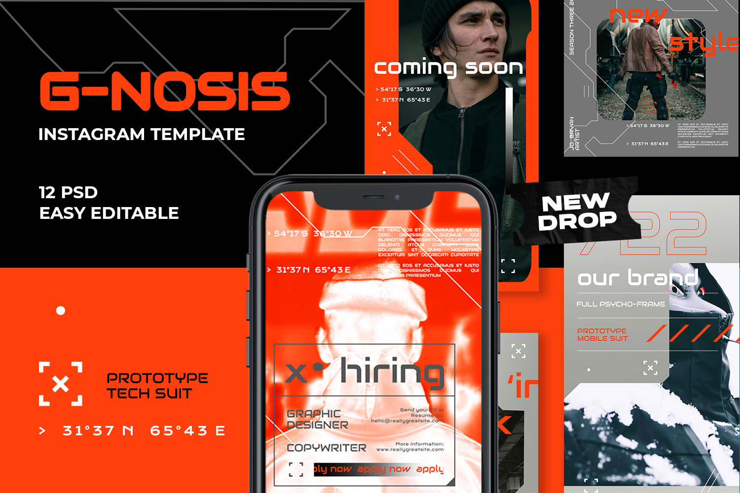 G-nosis Instagram Template