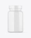 Glossy Pills Bottle Mockup