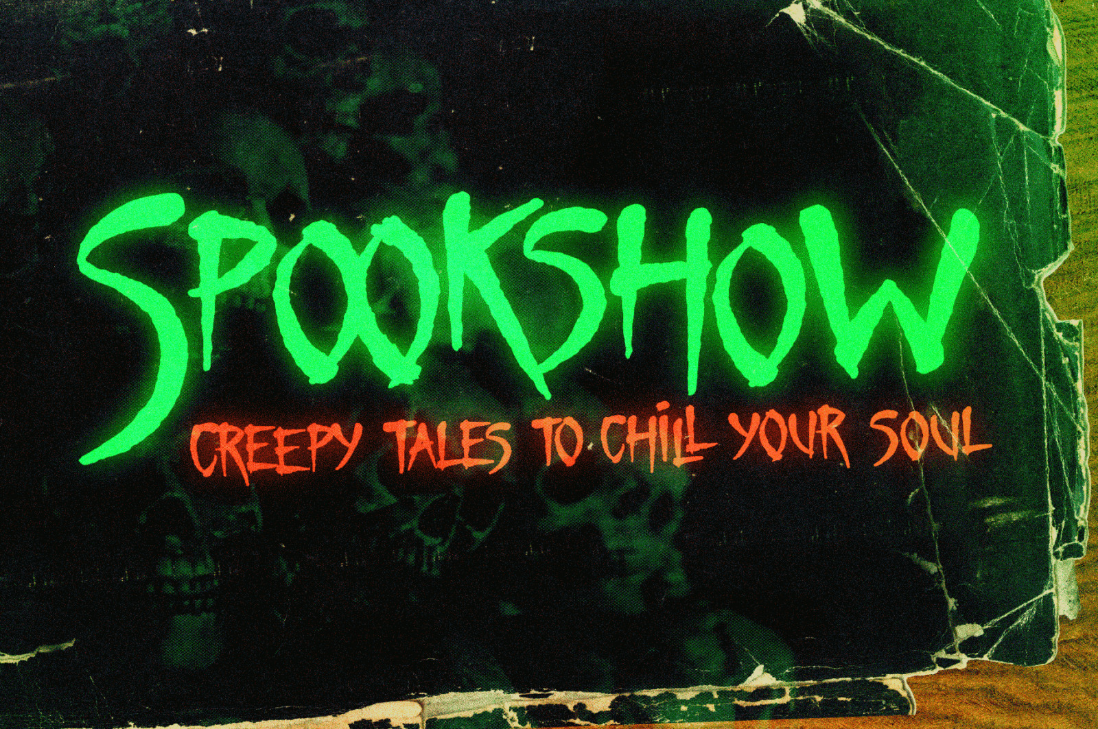 HorrorScope - A Hand-made Horror Font Foretelling Creepy Tales of Terror!