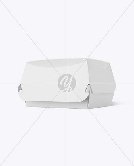 Paper Burger Box Mockup