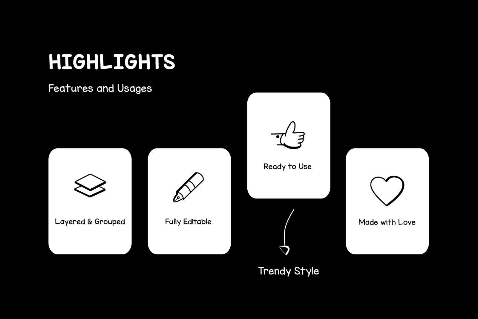 Set of Trendy Doodle Security Icons Set of Trendy Doodle Security Icons