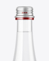 Clear Glass Water Bottle Mockup