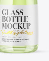 Clear Glass Soft Drink Bottle Mockup