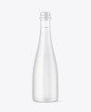 Frosted Glass Water Bottle Mockup