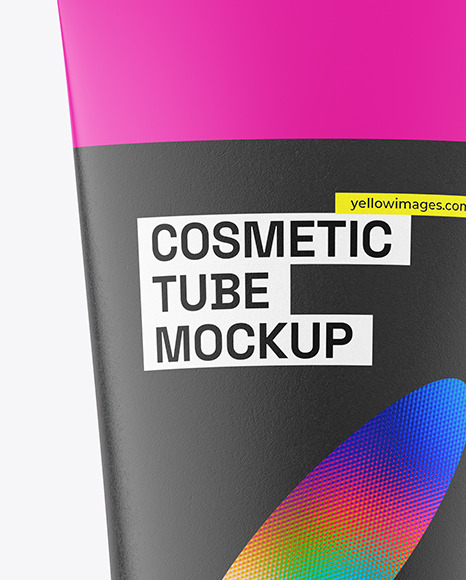 Matte Cosmetic Tube Mockup