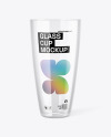 Clear Glass Cup Mockup