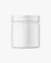 Matte Supplement Jar Mockup