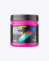 Matte Supplement Jar Mockup