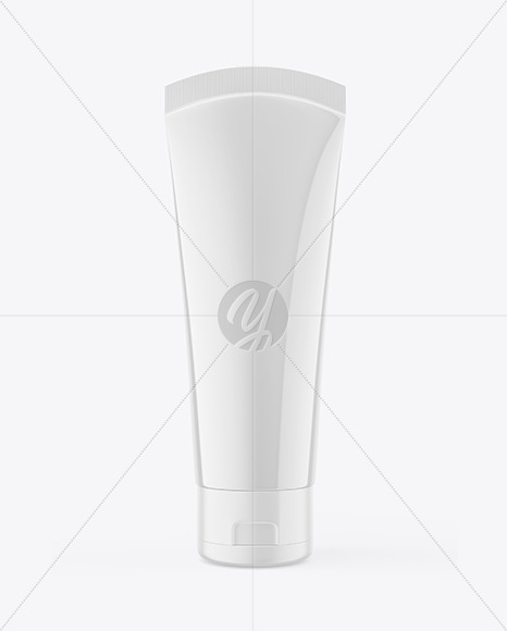 Glossy Cosmetic Tube Mockup