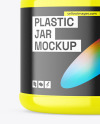 Glossy Supplement Jar Mockup